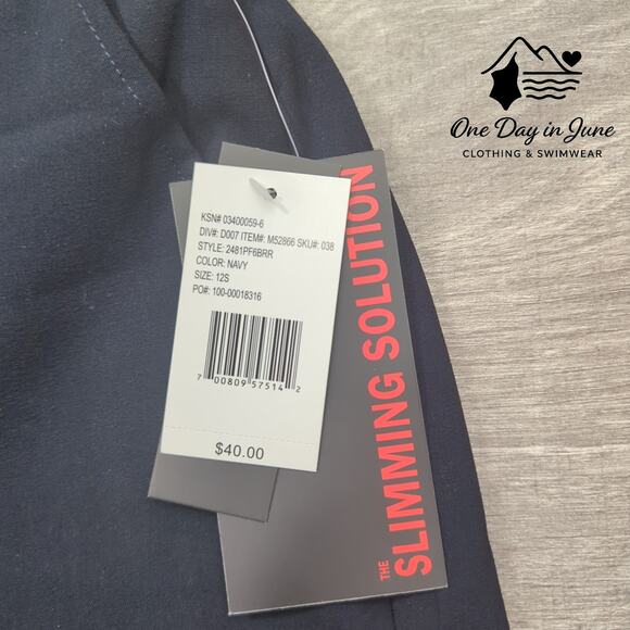 Briggs New York Tummy Slimming Trouser Pants Size 12S - Picture 2 of 6